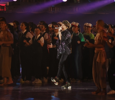 鼓鼓呂思緯全運會〈自己人〉台前、後台尖叫不斷 熱血〈K.O.〉助選手衝出好成績