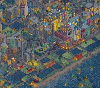 告五人與英國插畫家Tom Parker 跨界神合作 四巡演城市畫作詮釋「在這座城市遇見了你」