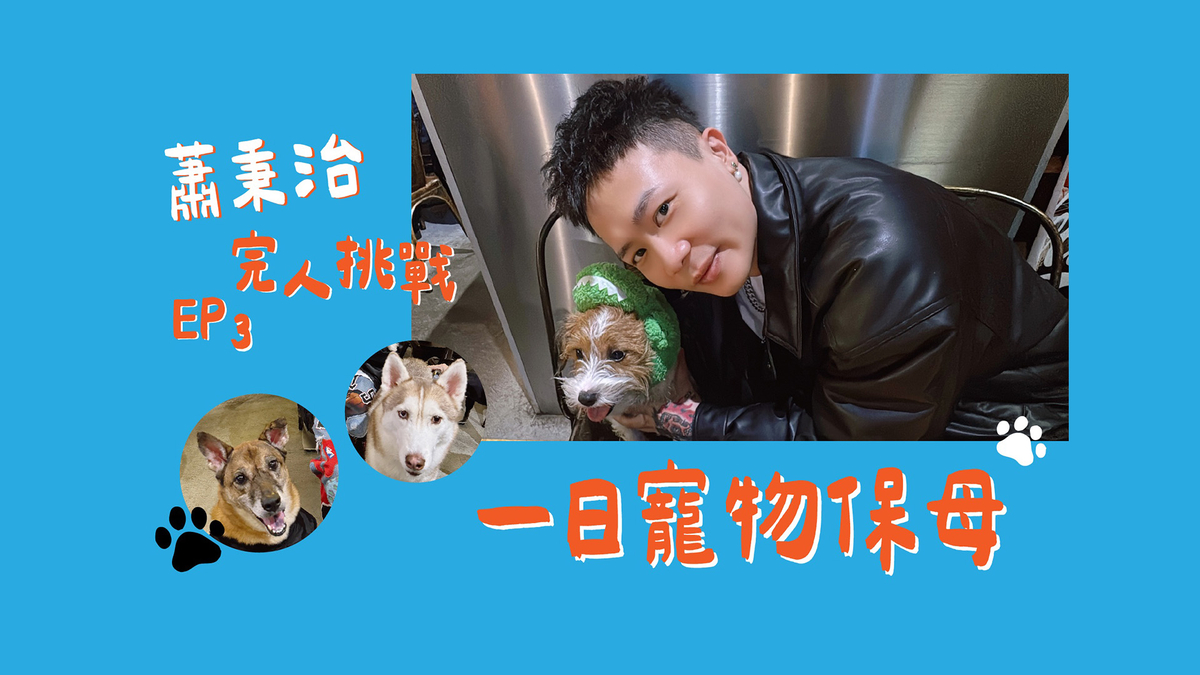 蕭秉治化身一日寵物保母照顧U:NUS高有翔愛犬 手忙腳亂邀自拍、合唱