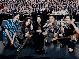 金曲樂團麋先生喜迎貝斯手以諾女兒滿月　人氣旺上加旺　團員們笑稱「以諾千金」果真帶財！