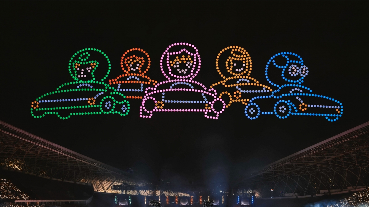 五月天《回到那一天》25週年巡迴演唱會 千台無人機變化20種圖案、近4分鐘絕美煙火照亮貴陽城星空