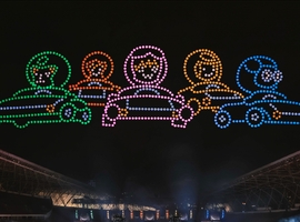 五月天《回到那一天》25週年巡迴演唱會 千台無人機變化20種圖案、近4分鐘絕美煙火照亮貴陽城星空